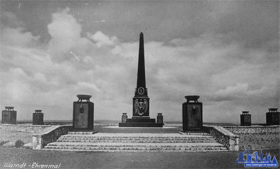 Das Warndt-Ehrenmal bei Ludweiler (Aus der Sammlung von Andreas Hell)