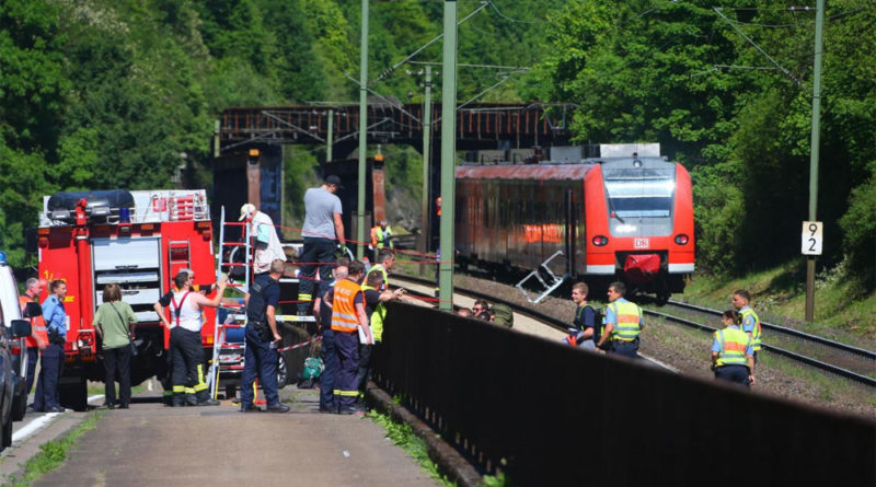 Die Einsatzstelle zwischen Völklingen und Luisenthal (Foto: Avenia)