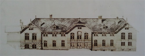 Ein Bauentwurf von vor 1893