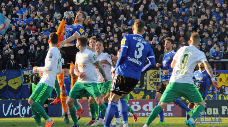 Es ist "das Derby" für die saarlänschen Fußball-Fans, wenn der FCS auf den 1. FC Homburg trifft (Foto: Hell)