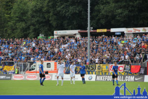 Für diesen warmen Applaus bedankten sich die Kickers bei den FCS-Fans! (Foto: Hell)