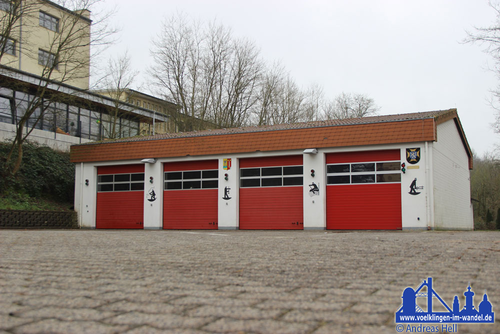 Das Feuerwehrgerätehaus in Ludweiler 2014