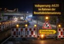 Vollsperrung A 620 im Rahmen der Sanierungsarbeiten der Rosseltalbrücke