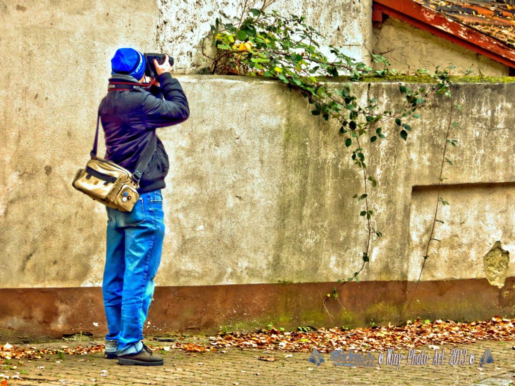 Fotogafieren ist eine Leidenschaft - hier kommt es weniger auf das Material, sondern auf der kreative Auge an. (Foto: Winfried Hoffmann)