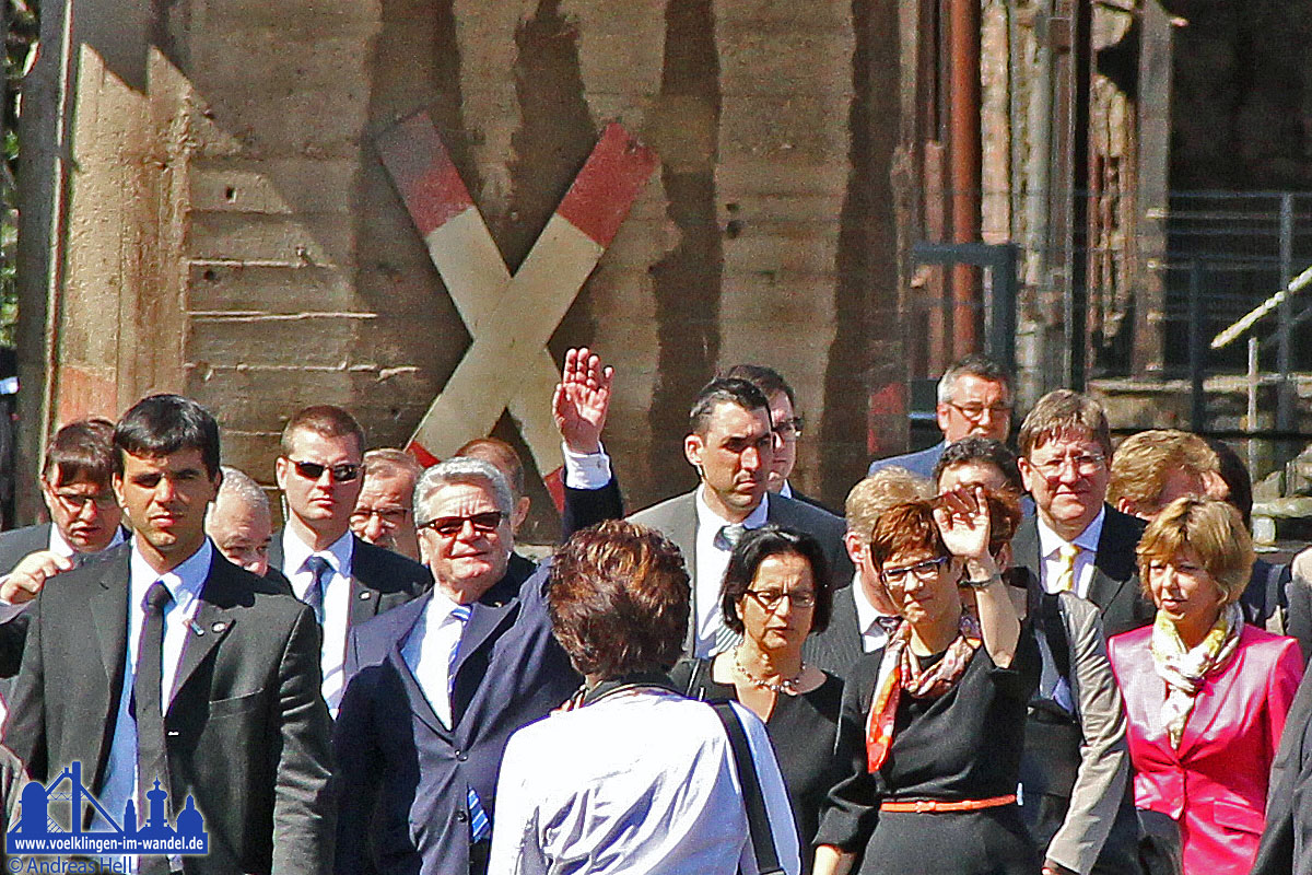 Joachim Gauck besucht Völklingen Gauck