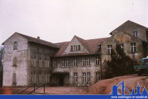 Das Verwaltungsgebäude der Grube Geislautern