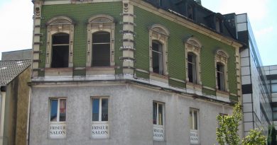 Das "Haus Blandin" wurde bereits bei der ersten Abrissphase dem Erdboden gleich gemacht (Foto: D. Strempel)