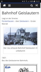 Ansicht auf einem Smartphone: Der Inhalt der Seite wird automatisch dem Bildschirm angepasst....