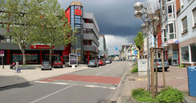 Völklingen und zwei weitere saarländische Kommunen erhalten Fördermittel von zusammen rund 1,3 Mio. Euro Hier soll der Verkehr nurnoch mit Tempo 20 fließen, zumindest wenn es nach dem Planungsbüro R+T geht (Foto: Hell)