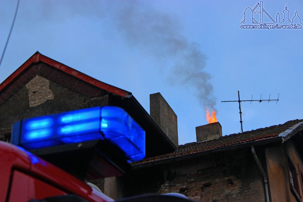 Ein Kaminbrand in Völklingen (Symbolfoto)