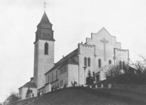 Herz-Jesu mit Turm (Private Sammlung)