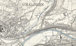 Verlauf der Strecke ab 1915 © gemeinfrei