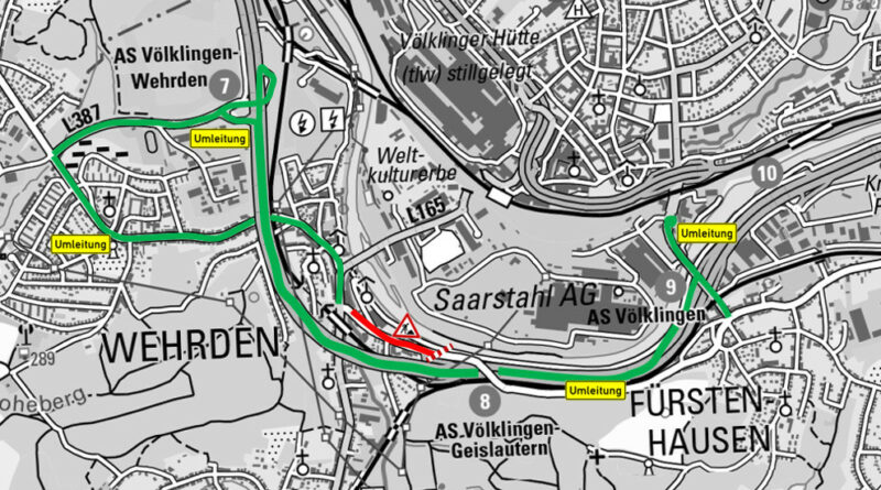 L 271 – Ertüchtigung der „Hallerstraße“ in Völklingen Foto: LVGL / LfS