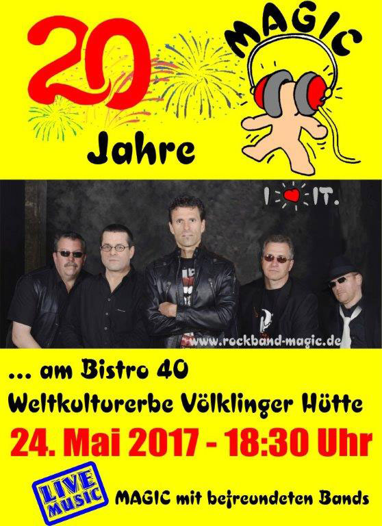 20 Jahre Magic: Am 24. Mai 17 am Weltkulturerbe