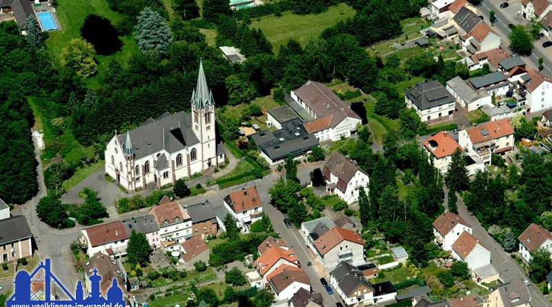 Maria Himmelfahrt in Geislautern aus der Luft © Martin Scheller
