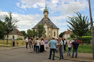 Treffpunkt Poststraße: Unter anderem hier häuften sich in letzter Zeit die Anwohnerbeschwerden wegen Schmutz und Müllablagerungen. (Foto: Hell)