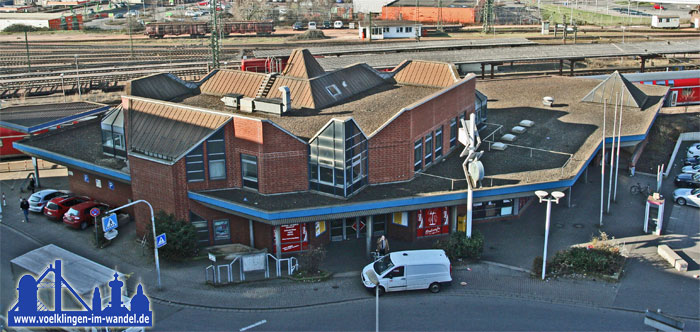 Der "neue" Bahnhof Völklingen (Foto: Hell)