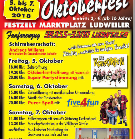 Oktoberfest Ludweiler 2018