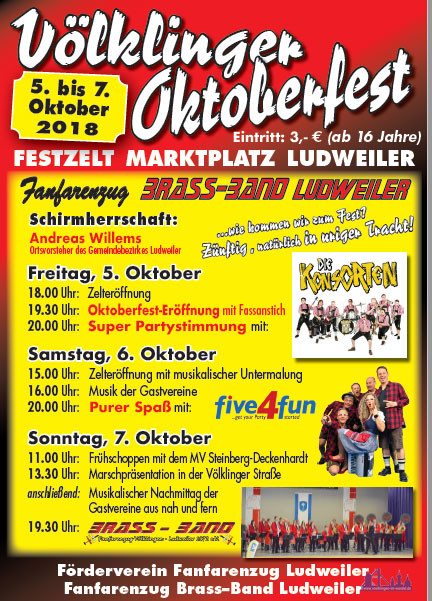 Oktoberfest Ludweiler 2018