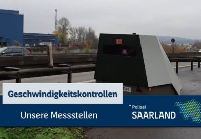 Geschwindigkeitskontrollen im Saarland – Ankündigung der Kontrollörtlichkeiten und -zeiten – 17. KW 2026