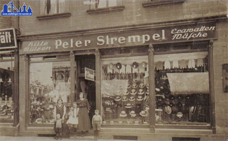 Das Kaufhaus Peter Strempel in der Poststraße © Strempel