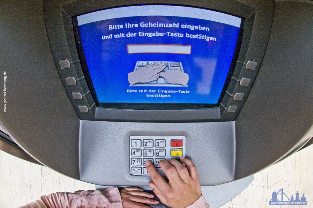 Geldautomat. Foto:  www.polizei-beratung.de