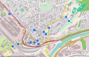 Übersichtskarte - Antippen zum Öffnen - Karten-Rohmaterial: Daten von OpenStreetMap - Veröffentlicht unter ODbL