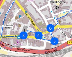 Kartenausschnitt - Karten-Rohmaterial: Daten von OpenStreetMap - Veröffentlicht unter ODbL