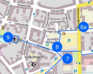 Kartenausschnitt - Karten-Rohmaterial: Daten von OpenStreetMap - Veröffentlicht unter ODbL