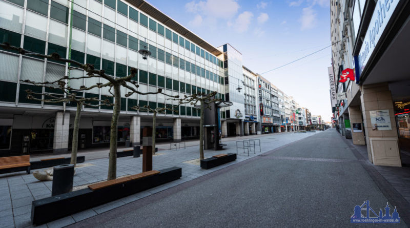 Saarbrücken wie leergefegt (Foto: Dominik Eder, Your Day Photography)