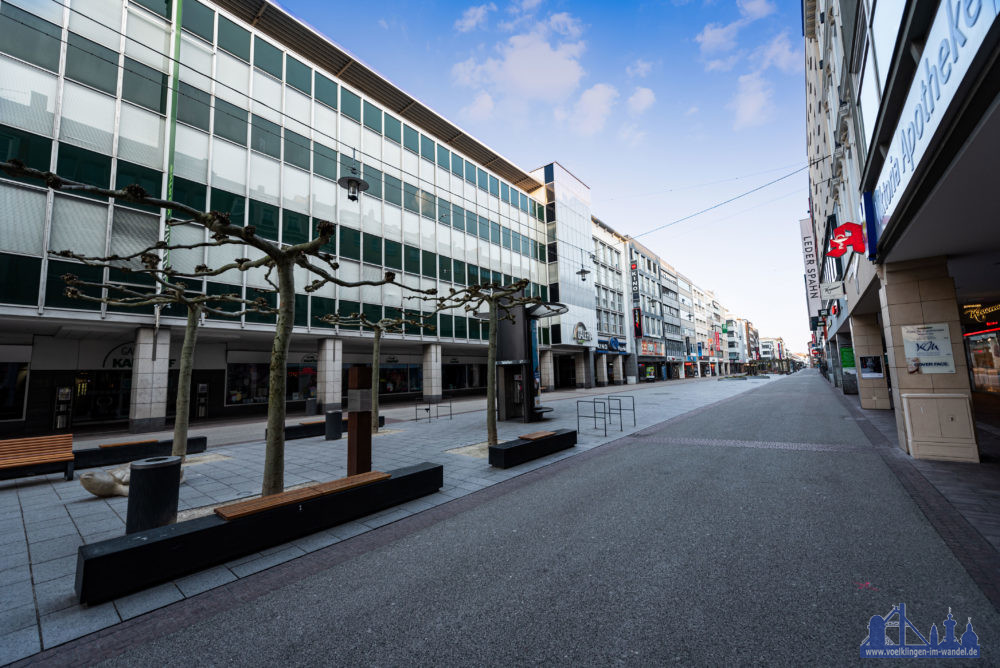 Saarbrücken wie leergefegt (Foto: Dominik Eder, Your Day Photography)