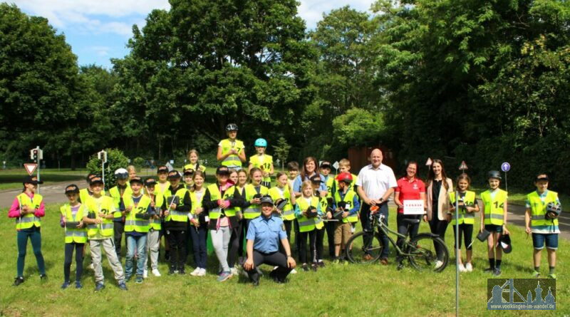 Foto: Stadt Völklingen Verkehrserziehung auf dem Fahrrad: Stadtmeisterschaft der Jugendverkehrsschule Völklingen