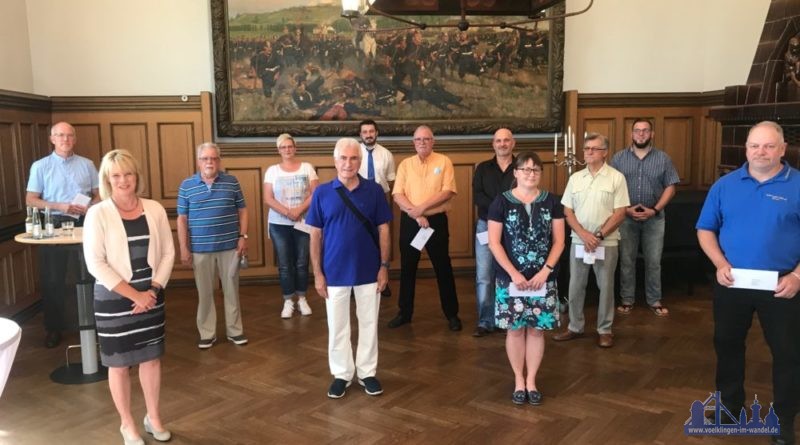Spendenübergabe Konzertmuschelverein (Stadt Völklingen, Lars Hüsslein)