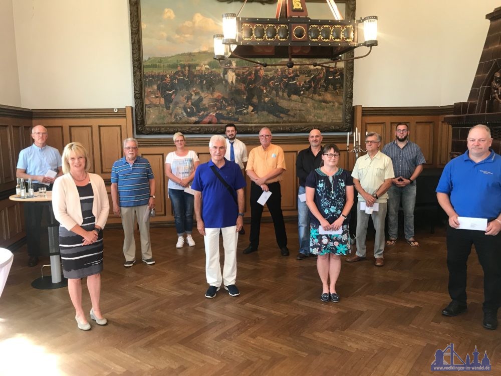 Spendenübergabe Konzertmuschelverein (Stadt Völklingen, Lars Hüsslein)