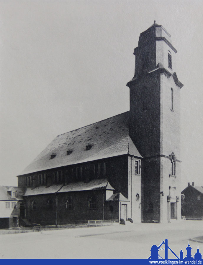 Die alte Sankt Antonius-Kirche in Fenne stand an der Saarbrücker Straße (Archiv)