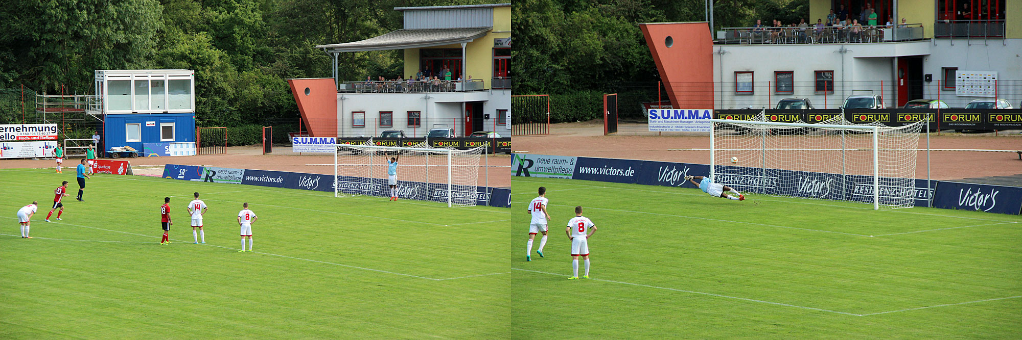 Nico Zimmermann lässt Gästetorwart Bakary Sanyang keine Chance (Fotos: Hell)