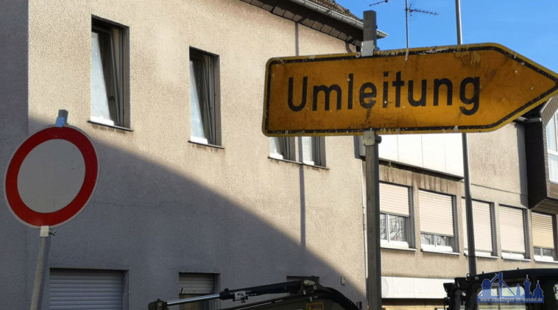 Umleitung/Durchfahrt verboten (Symbolfoto: Hell)