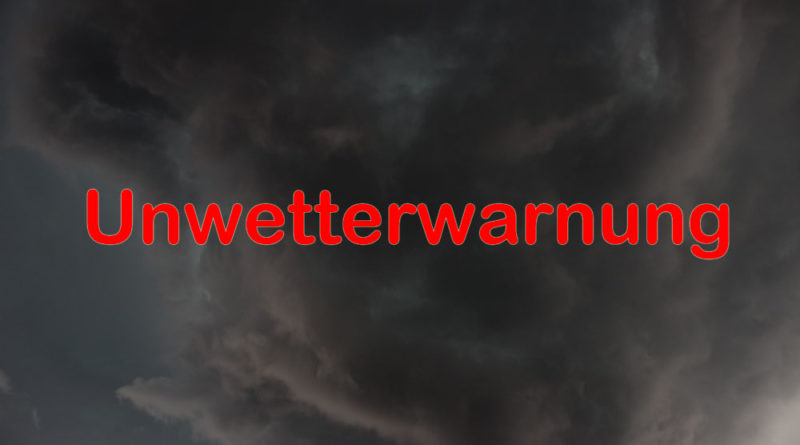 Unwetterwarnung