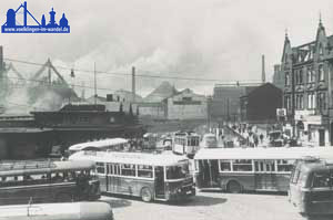 Um 1970 am Bahnhof