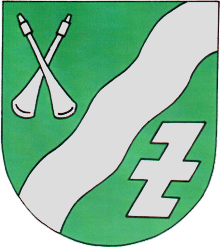 Das Lauterbacher Wappen ist im Original grün und silber.
