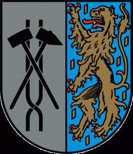 Das offizielle Wappen der Stadt Völklingen (Verwendung amtlich genehmigt)