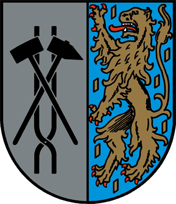 Das offizielle Wappen der Stadt Völklingen (Verwendung amtlich genehmigt)