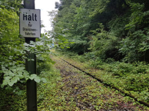 Für die Draisinenfahrten war schon weit vor 2017 wieder Schluss (Foto: Hell)