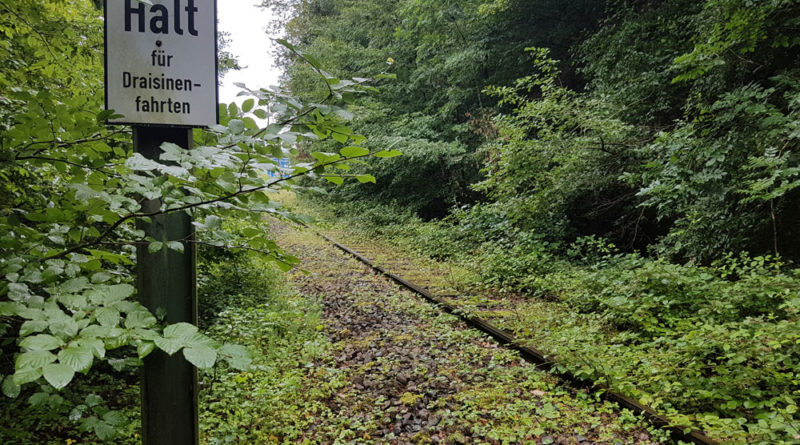 Für die Draisinenfahrten war schon weit vor 2017 wieder Schluss (Foto: Hell)