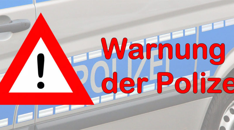 Warnung der Polizei