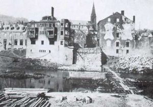 Blick von Völklingen nach Wehrden.